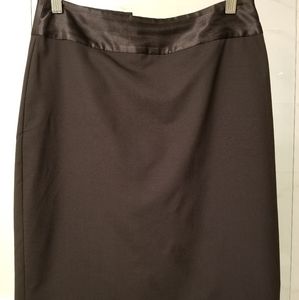 Pencil knee length skirt